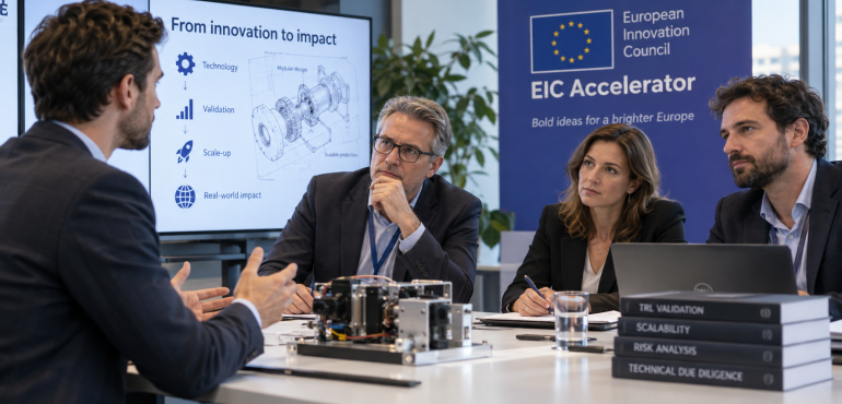In 2026 verdedig je jouw EIC Accelerator-technologie ook mondeling